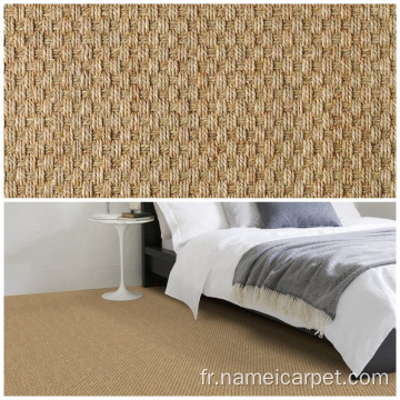 Tapis de fibre d&#39;herbe de mer naturel grand rouleau